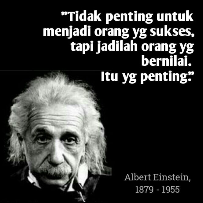 
 Kata-Kata Bijak Albert Einstein yang Menginspirasi